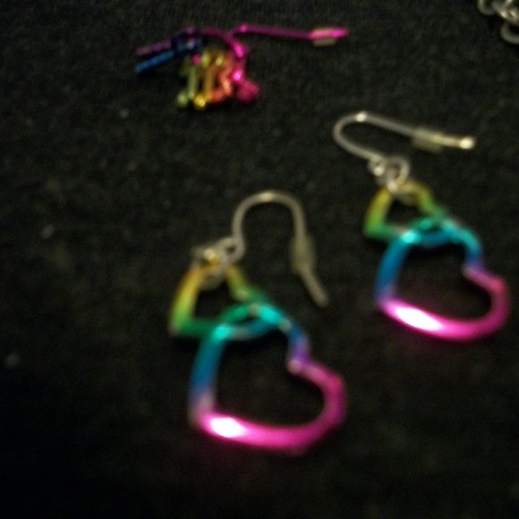 MERMAID RAINBOW JEWELRY BUNDLE 8 THINGS - Picture 2 of 4
